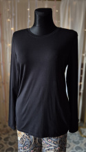 [L] Bawełna longsleeve czarny unisex