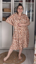 [2XL/3XL] Szmizjerka w stokrotki wiskoza MONKI