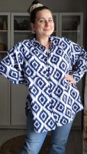 [XXL] 100% len koszula oversize tunika