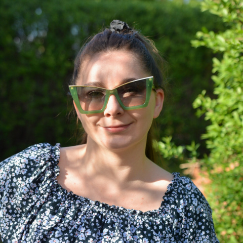 STRZIGA zielone/panterka okulary z polaryzacją STRZIGA zielone/panterka okulary z polaryzacją
