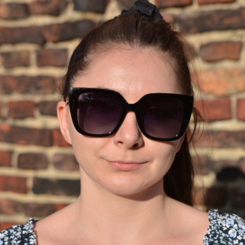 VINTAGE czarne okulary z polaryzacją VINTAGE czarne okulary z polaryzacją