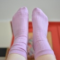 [35-37] Merino prążek barbie skarpety