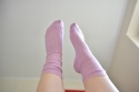 [35-37] Merino prążek barbie skarpety
