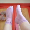 [35-37] Merino prążek barbie skarpety