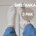 [41-43] 3PAK letnie zoki len+bawełna (stopki)