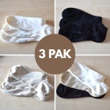 [44-46] 3PAK letnie zoki len+bawełna (stopki)