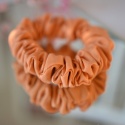 Jedwab mini gumka upcykling scrunchie LETNI ZACHÓD