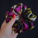 Jedwab maxi gumka upcykling scrunchie cztery kolory <3