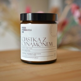 Świeca sojowa Ciastka z cynamonem❤ (M - średnia) BWM