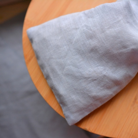 Termofor pestki wiśni ZERO WASTE błękit len LUVIA Termofor pestki wiśni ZERO WASTE błękit len LUVIA