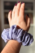 Jedwab MAXI gumka upcykling scrunchie MROŹNY PORANEK Jedwab MAXI gumka upcykling scrunchie MROŹNY PORANEK