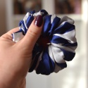 Jedwab MAXI gumka upcykling scrunchie paski Jedwab MAXI gumka upcykling scrunchie paski