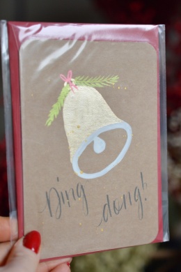 Kartka ręcznie malowana Minty Moose WARIANT DO WYBORU