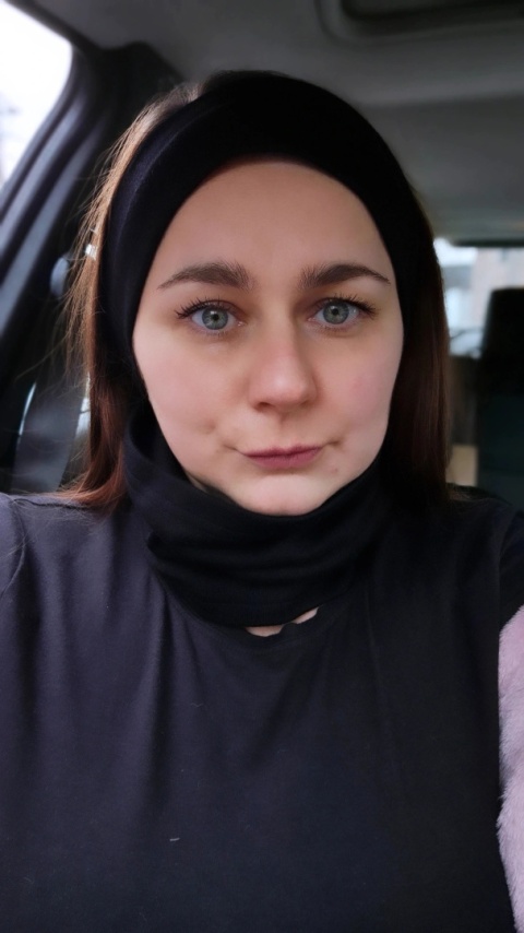 Komplet wełna merino komin+opaska czarny SUPER SOFT