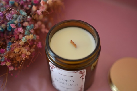 KOKO POWIDŁA ❤ świeca sojowa koko szanel (M - średnia) zapakowana na prezent KOKO POWIDŁA ❤ świeca sojowa koko szanel (M - średnia) zapakowana na prezent