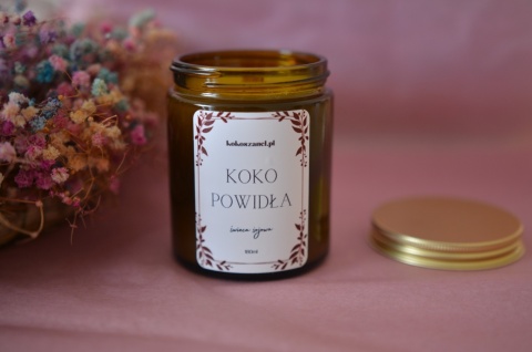 KOKO POWIDŁA ❤ świeca sojowa koko szanel (M - średnia) zapakowana na prezent KOKO POWIDŁA ❤ świeca sojowa koko szanel (M - średnia) zapakowana na prezent
