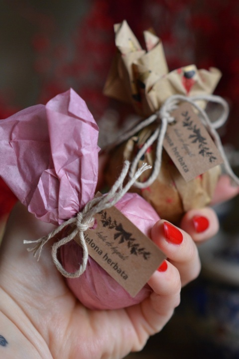 ZIELONA HERBATA Naturalna kula do kąpieli Sara&Koko