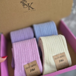 [39-41] ZESTAW Pastelove 4 pary Fest Ciepłych Zoków - zapakowane na prezent