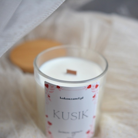 KUSIK ❤ Duża świeca sojowa koko szanel (L)
