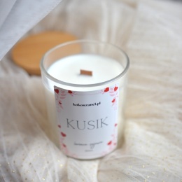 KUSIK ❤ Duża świeca sojowa koko szanel (L)