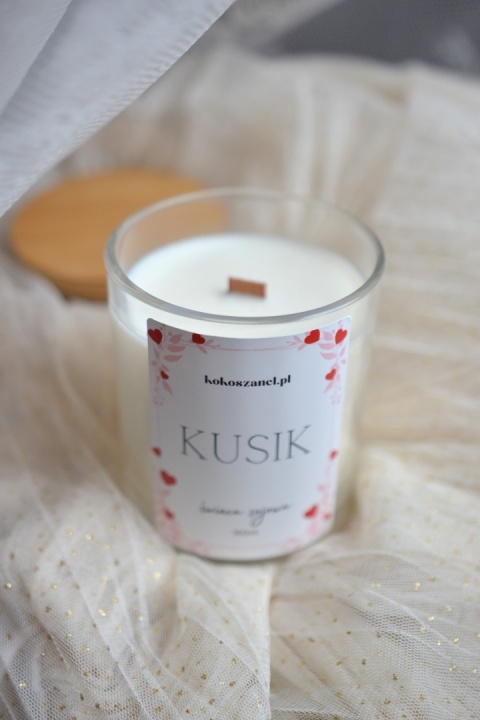 KUSIK ❤ Duża świeca sojowa koko szanel (L)