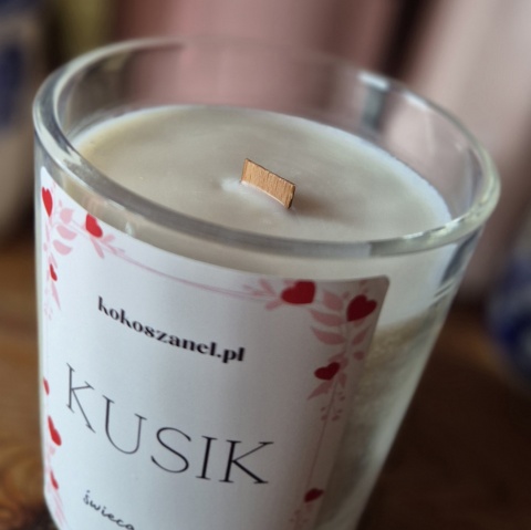 KUSIK ❤ Duża świeca sojowa koko szanel (L)
