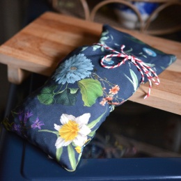 Termofor pestki wiśni ZERO WASTE granatowa botanika LUVIA