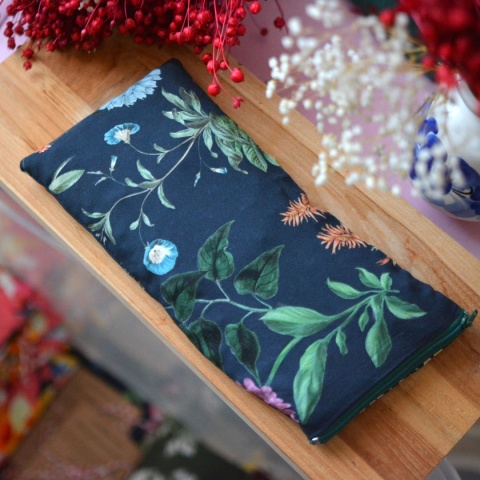 Termofor pestki wiśni ZERO WASTE granatowa botanika LUVIA