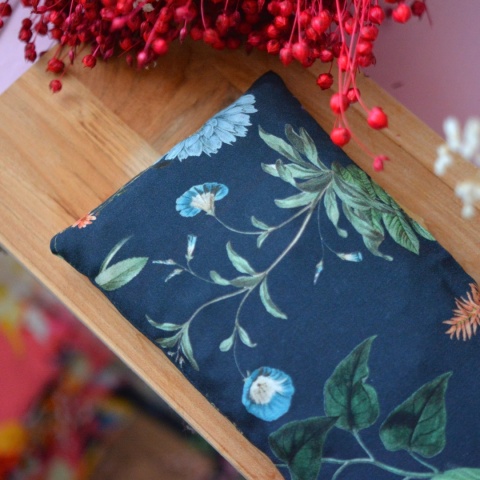 Termofor pestki wiśni ZERO WASTE granatowa botanika LUVIA