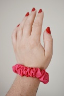 Jedwab MINI MINI gumka upcykling scrunchie LANDRYNKA