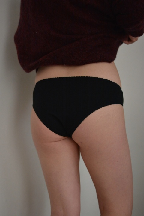 BELLA figi bawełna GOTS PREMIUM czarne