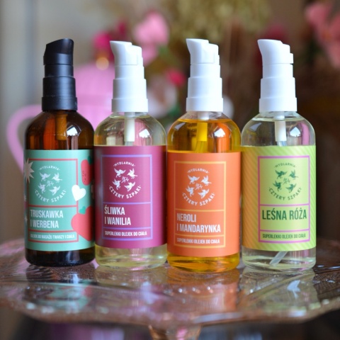 Olejek do ciała RÓŻNE RODZAJE 4 Szpaki