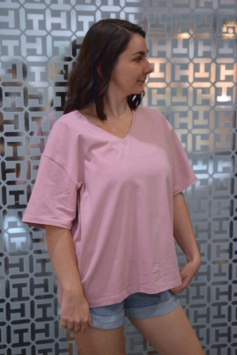 T-shirt bawełna organiczna GOTS Premium! Różowy
