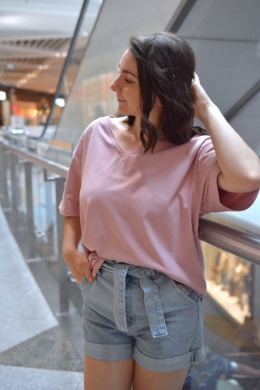 T-shirt bawełna organiczna GOTS Premium! Różowy