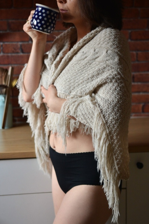 KLARA majtki z wysokim stanem GOTS PREMIUM czarne