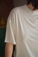 T-shirt TENCEL śmietankowy PREMIUM