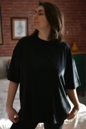 T-shirt TENCEL czarny PREMIUM
