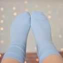 [35-37] Merino gładkie BABY BLUE skarpety