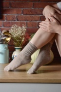 [35-37] Merino gładkie CAPPUCINO skarpety