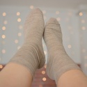 [35-37] Merino gładkie CAPPUCINO skarpety