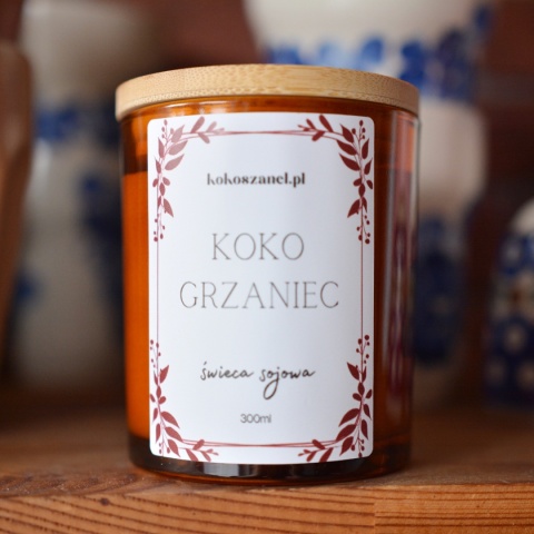 KOKO GRZANIEC ❤ Duża świeca sojowa koko szanel (L)