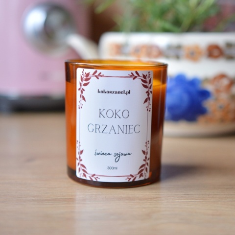 KOKO GRZANIEC ❤ Duża świeca sojowa koko szanel (L)
