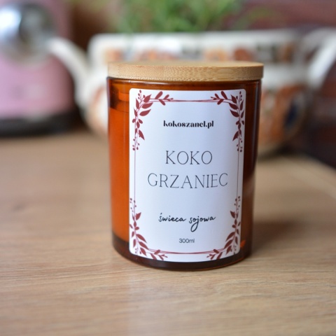 KOKO GRZANIEC ❤ Duża świeca sojowa koko szanel (L)
