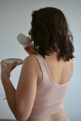 TOP bawełna organiczna GOTS CIELISTY