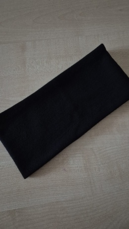 Wełna merino opaska CZARNY 11cm