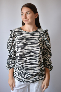 [M/L] Koszula zebra wiskoza