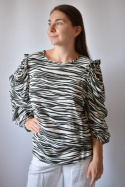 [M/L] Koszula zebra wiskoza