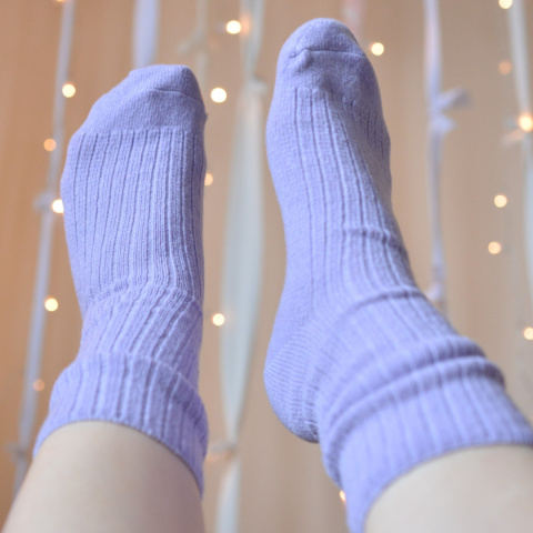 [39-41] Fest Ciepłe Zoki LAWENDA (wełna jagnięca)