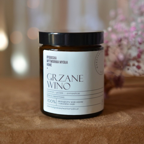 Świeca sojowa Grzane wino ❤ (M - średnia) BWM